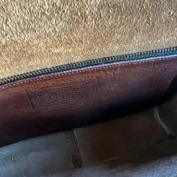 Vintage 1970s NYC Coach Convertible Clutch 397-5137 - British Tan Leather - Picture 14 of 17